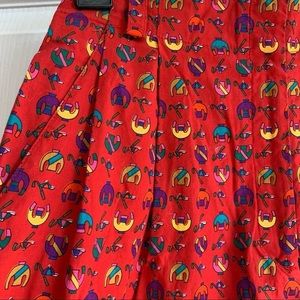 Vintage Alexander Campbell bold print shorts